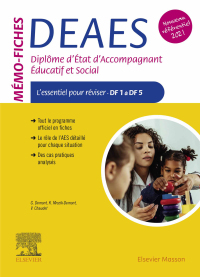 Cover image: Mémo-fiches DEAES - Diplôme d'Etat d'Accompagnant Educatif et Social 3rd edition 9782294780592