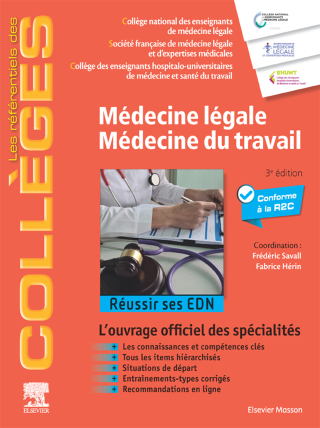 Cover image: Médecine légale - Médecine du travail 3rd edition 9782294787430