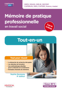 Cover image: Mémoire de pratique professionnelle en travail social : DEES, DEASS, DEEJE, DECESF, CAFERUIS, DEI... 9th edition 9782311206838