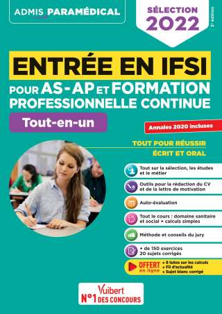 Cover image: Entrée en IFSI pour AS-AP et formation professionnelle continue (FPC) 9782311209990