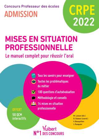 Cover image: CRPE - Préparer les mises en situation professionnelle - Le manuel complet pour réussir l'oral 9782311210811