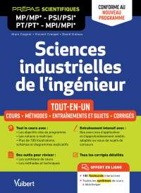 Cover image: Sciences industrielles de l'ingénieur - Prépas scientifiques MP/MP* PSI/PSI* PT/PT* MPI/MPI*- Con... 9782311212921