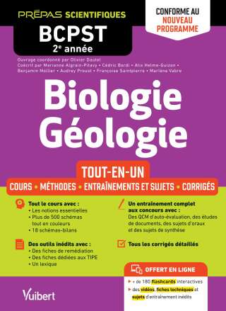 Cover image: Biologie-Géologie BCPST 2e année - Tout-en-un - Conforme au nouveau programme 1st edition 9782311212983