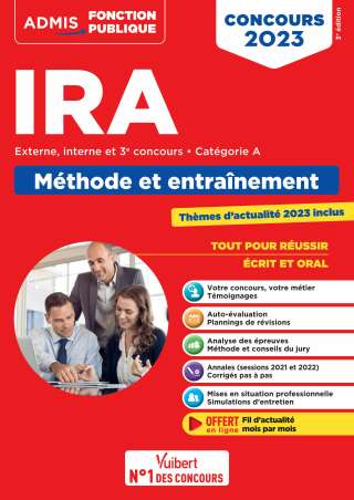 Cover image: Concours IRA - Catégorie A - Méthode et entraînement 3rd edition 9782311214284