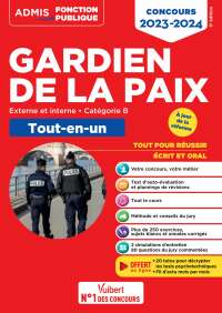 Cover image: Concours Gardien de la paix - Catégorie B - Tout-en-un - 20 tutos offerts 5th edition 9782311214802