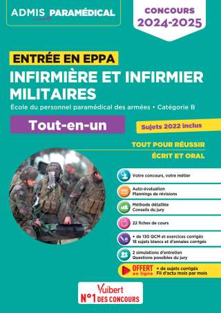 Cover image: Infirmière et infirmier militaires - Concours entrée en EPPA 1st edition 9782311214932