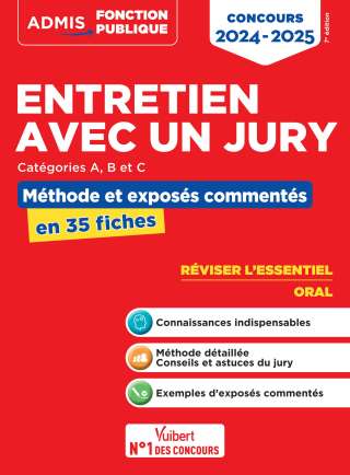 Cover image: Entretien avec un jury - Concours de catégories A, B et C - Méthodes et exercices 7th edition 9782311217193