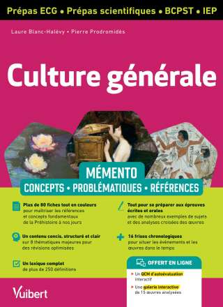 Cover image: Mémento Culture générale - ECG - prépas scientifiques - IEP 1st edition 9782311215199