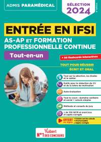Cover image: Entrée en IFSI pour AS-AP et formation professionnelle continue (FPC) 5th edition 9782311216066