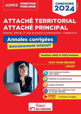 Cover image: Concours Attaché territorial - Catégorie A - Annales corrigées 3rd edition 9782311217827