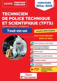 Cover image: Concours TPTS - Technicien de police technique et scientifique - Catégorie B - Tout-en-un 2nd edition 9782311219463