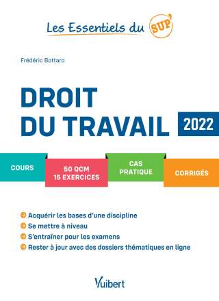 Cover image: Les Essentiels du Sup : Droit du travail 2022 9782311410853