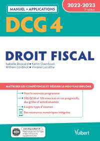 Cover image: DCG 4 - Droit fiscal : Manuel et Applications 2022-2023 9782311410822