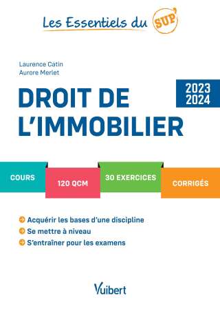 Cover image: Droit de l'immobilier 2023/2024 3rd edition 9782311411737
