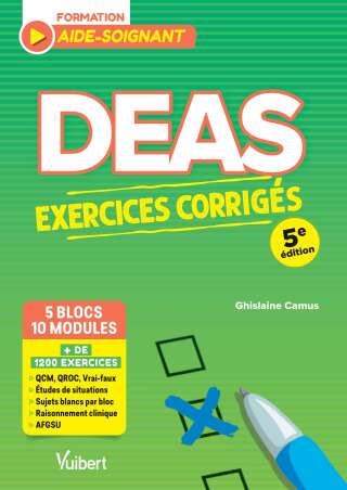 Cover image: DEAS - Exercices corrigés pour les aides-soignants 5th edition 9782311664478