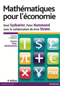 Imagen de portada: Mathématiques pour l'économie 4th edition 9782326000322