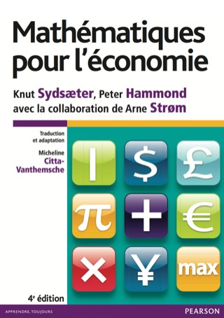 Cover image: Mathématiques pour l'économie 4th edition 9782326000322