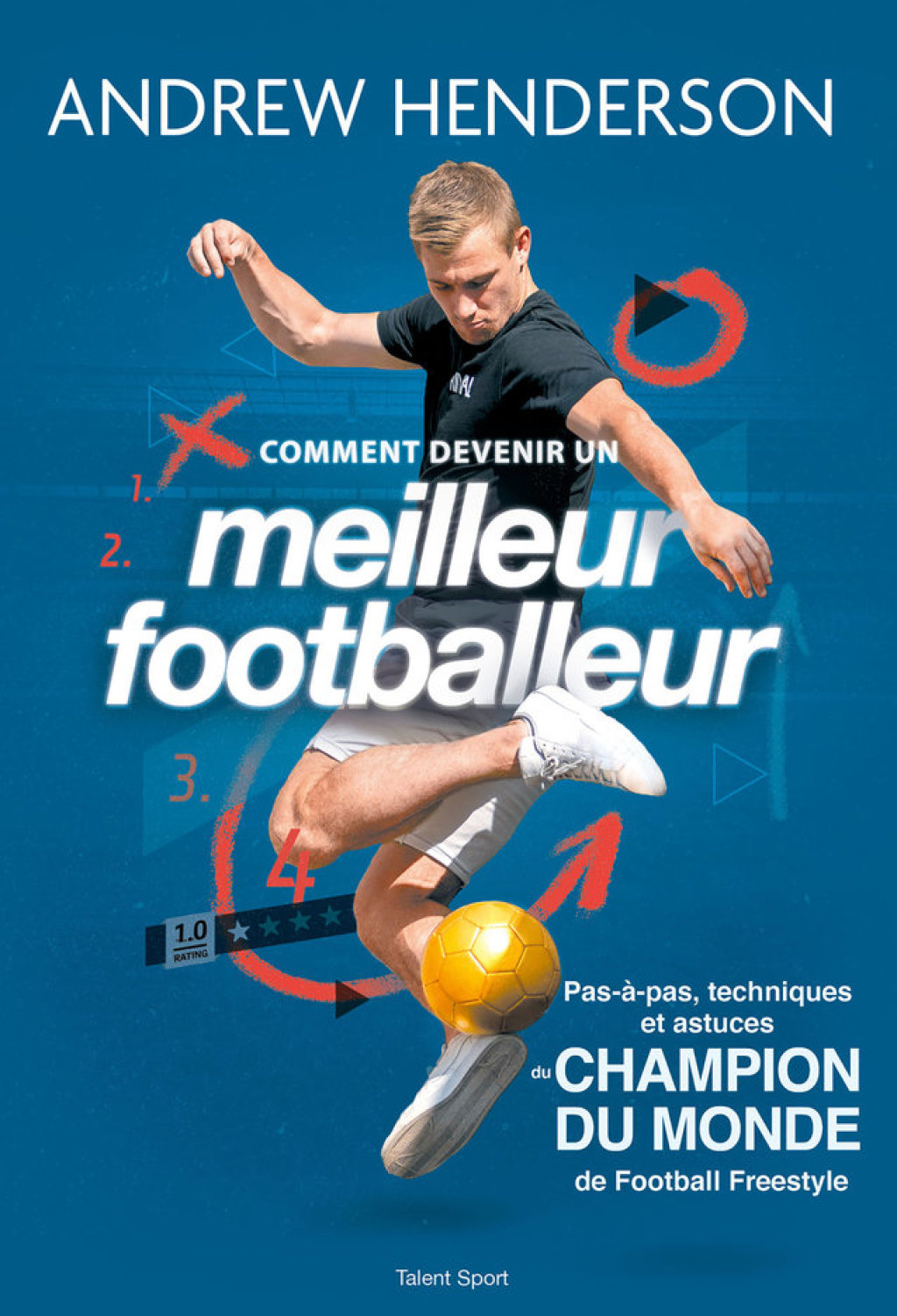 Comment devenir un meilleur footballeur Pas-à-pas, techniques et astuces du champion du monde de football freestyle