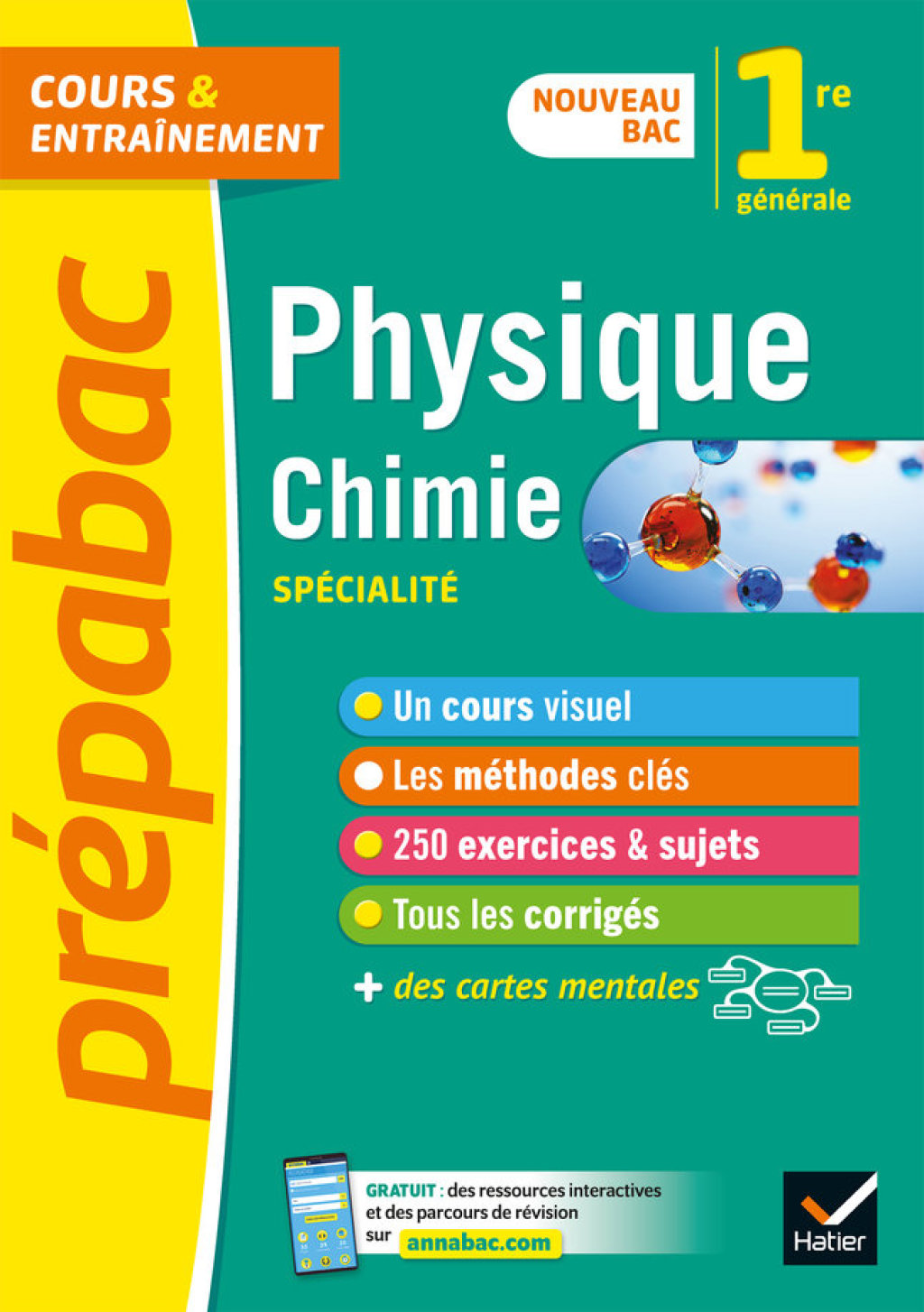 Prépabac Physique-chimie 1re générale (spécialité) nouveau programme de Première