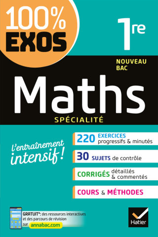 Cover image: Maths 1re générale (spécialité) 9782401053168