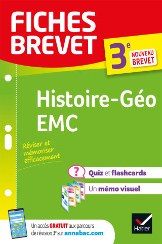 Cover image: Fiches brevet Histoire-Géographie EMC 3e - Brevet 2023 9782401061750
