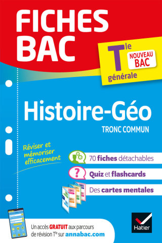 Cover image: Fiches bac - Histoire-Géographie Tle - Bac 2026 9782401064362
