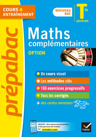 Cover image: Prépabac Maths complémentaires (option) Tle générale - Bac 2023 9782401064621