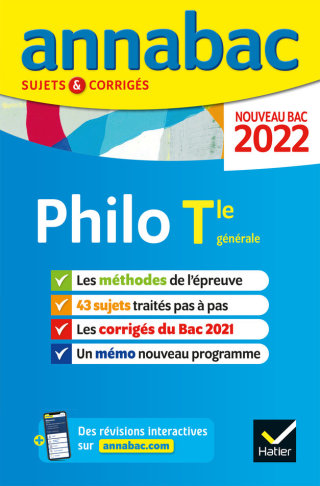 Cover image: Annales du bac Annabac 2022 Philosophie Tle générale 9782401077959