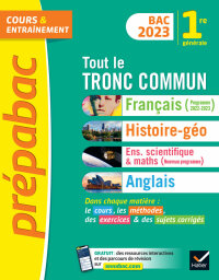 Cover image: Prépabac Tout le tronc commun 1re générale Bac 2023 9782401086760