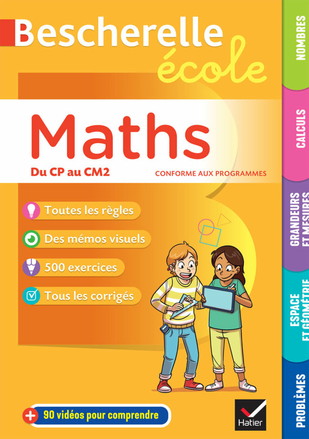 Bescherelle école – Maths (CP, CE1, CE2, CM1, CM2)