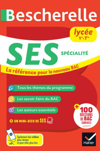 Cover image: Bescherelle lycée  - SES  1re, Tle Nouveau bac 9782401094314