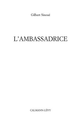 Cover image: L'Ambassadrice 9782702132746