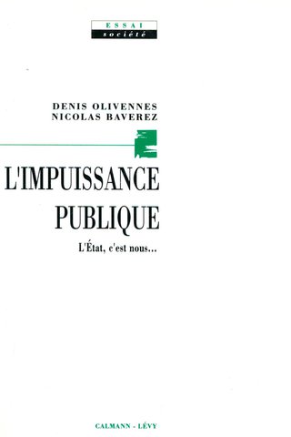 Cover image: L'Impuissance publique 9782702118221