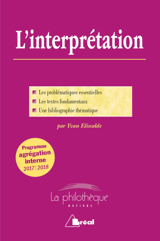 Cover image: L'interprétation - Programme agrégation interne 9782749537047