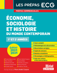 Cover image: Économie, sociologie et histoire du monde contemporain : 1re et 2 années - Prépas commerciales - ... 9782749554952