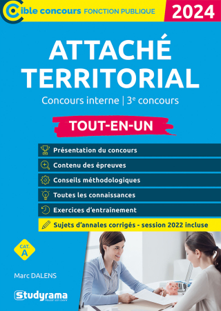 Cover image: Attaché territorial : Concours interne - 3e concours - Tout-en-un - Catégorie A - Concours 2024 9782759054053