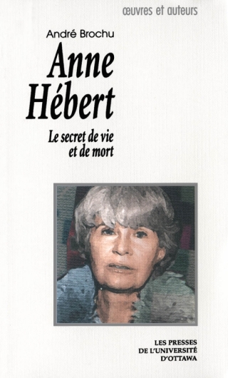 Imagen de portada: Anne Hébert 9782760305120