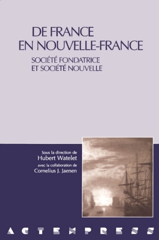 Imagen de portada: De France en Nouvelle-France 9782760303638