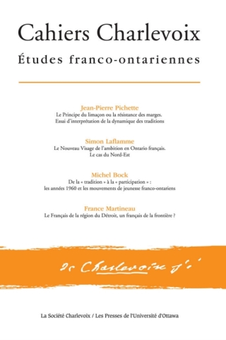 Imagen de portada: Cahiers Charlevoix 8 9782760307414