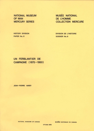Cover image: Un ferblantier de campagne (1875-1950) 9782760325203