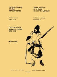 Cover image: Contrats de mariage à Québec, 1790-1812 9782760325289