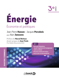 Cover image: Énergie : Économie et politiques 3rd edition 9782807307735
