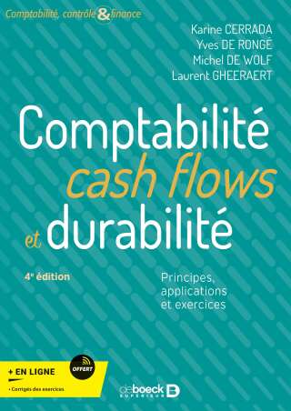 Cover image: Comptabilité cash flows et durabilité 4th edition 9782807343436