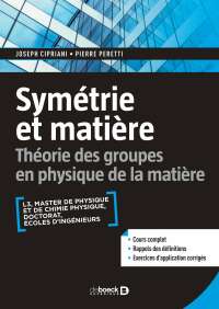Cover image: Symétrie et matière 1st edition 9782807351523