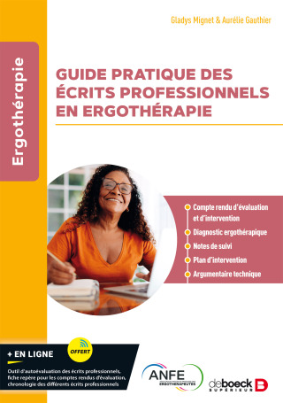 Cover image: Guide pratique des écrits professionnels en ergothérapie 1st edition 9782807358898