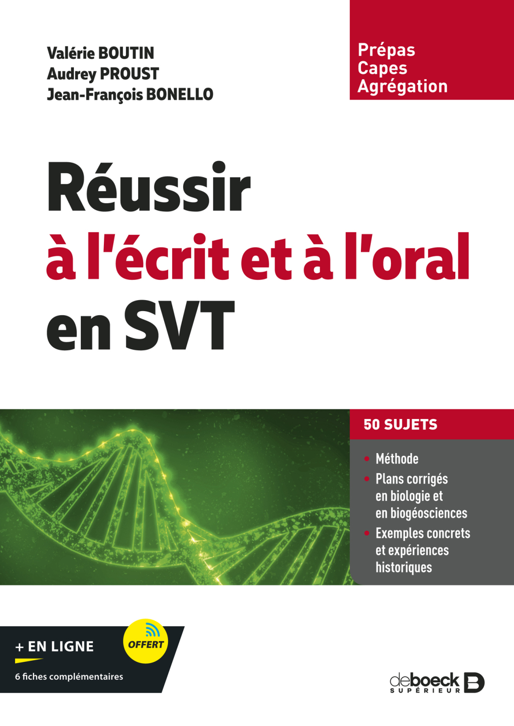 Réussir à l écrit et à l oral en SVT Capes agrégation prépas 1st Edition