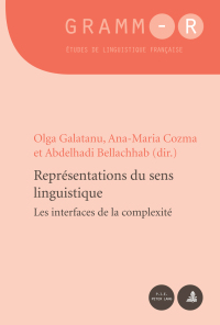 Imagen de portada: Représentations du sens linguistique 1st edition 9782875743466