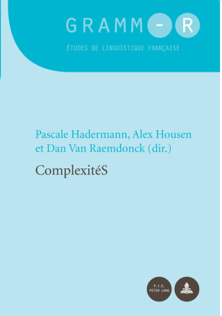Cover image: ComplexitéS 1st edition 9782807602052