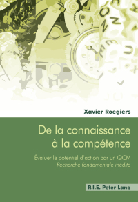 Cover image: De la connaissance à la compétence 1st edition 9782807602748