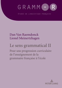 Imagen de portada: Le sens grammatical 2 1st edition 9782807607842